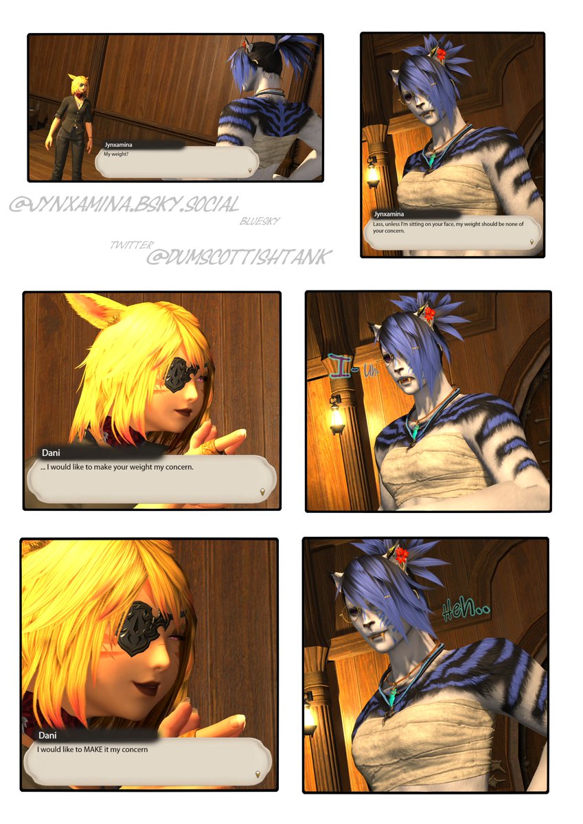 Dum Scottish Tankkat ffxiv tweet media