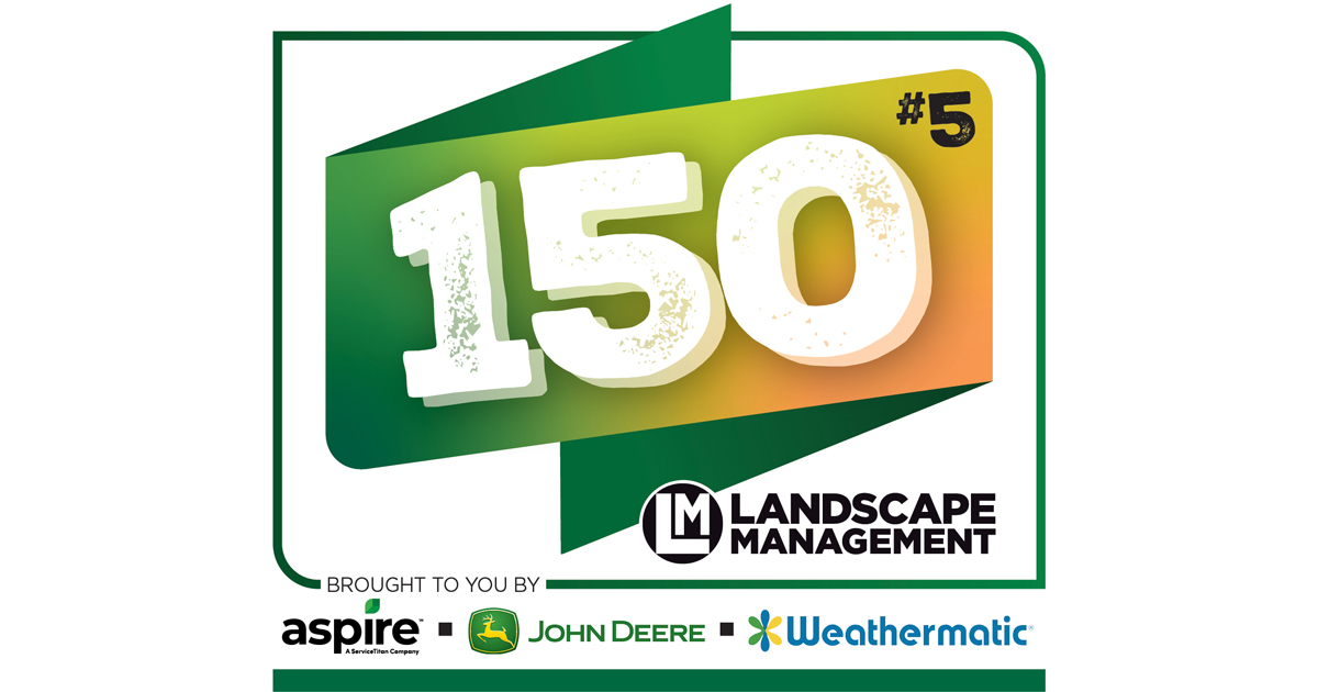 Big applause for Mariani Premier Group, ranked No. 5 on this year’s #LM150 list! 👏

Congratulations on the top-five placement! 🌟

(Graphic: LM staff)

#LM150 #LandscapingLeaders #IndustryExcellence #LandscapeManagement
#TopPerformers #GreenIndustry #BusinessGrowth #TeamSuccess