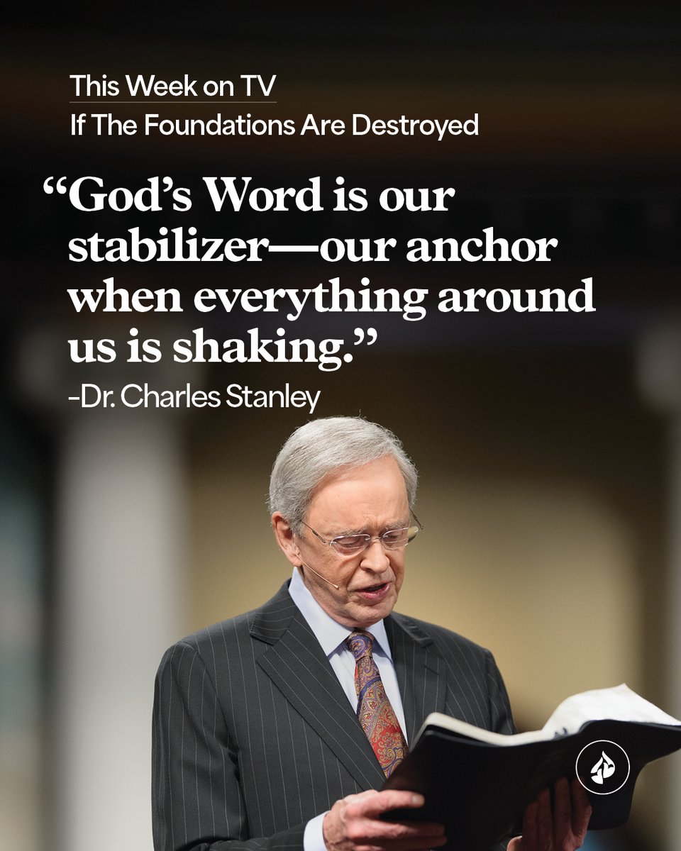 In a world of shifting values and broken trust, we don’t have to be shaken. The foundation of our faith is unshakable—because it’s built on the eternal truth of God.

Watch "If The Foundations Are Destroyed" now: intouch.org/watch
Check local listings: