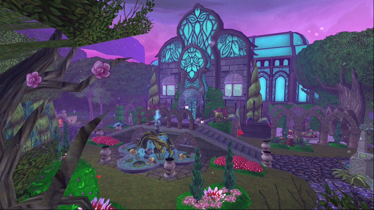 MicahArtsy's tweet image. You find yourself upon an overgrown gate leading to a mysterious private estate. Whoever it belongs to has an obsession with botanty, mad science, and magicks. Tread carefully, you really shouldn't be here...
A long time coming, my Botanical Gardens project is done! #Wizard101