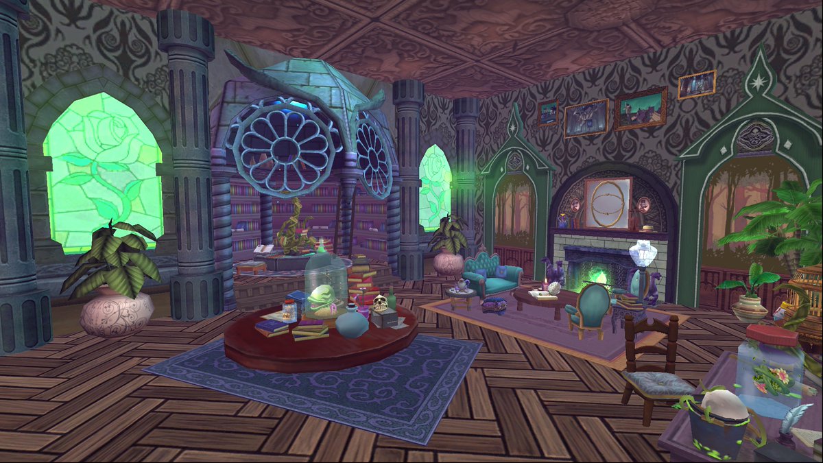 MicahArtsy's tweet image. You find yourself upon an overgrown gate leading to a mysterious private estate. Whoever it belongs to has an obsession with botanty, mad science, and magicks. Tread carefully, you really shouldn't be here...
A long time coming, my Botanical Gardens project is done! #Wizard101