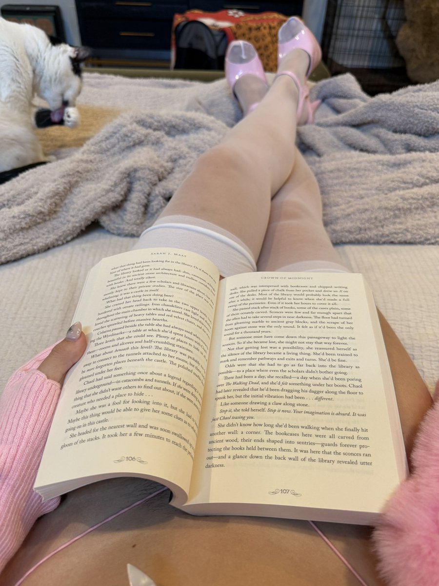 I’m decompressing a bit before my OF stream tonight.

I feel like that one meme where the bimbo picks up the book