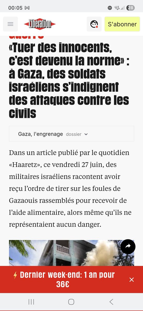 Où sont les <a href="/J_Bardella/">Jordan Bardella</a>, <a href="/MLP_officiel/">Marine Le Pen</a> ou encore <a href="/Meyer_Habib/">Meyer Habib</a> pour condamner l'horrible régime sioniste ? Si c'était l'inverse le Habib serait entrain de verser ses larmes de crocodile
#Genocide #Palestine #Israel