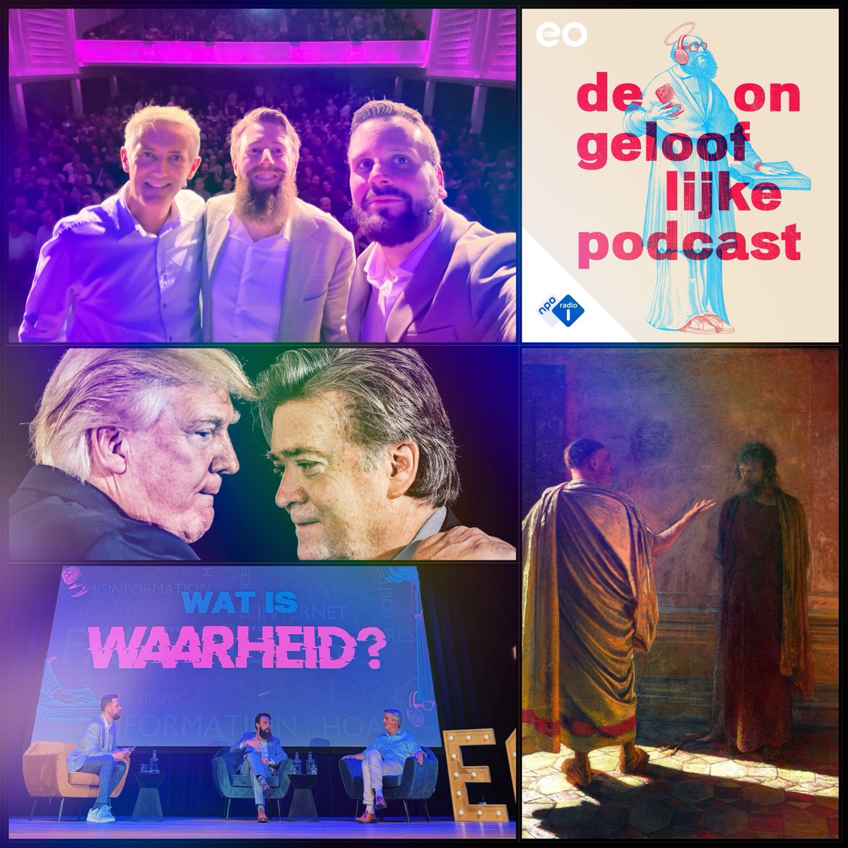 🎙Nieuwe Ongelooflijke Podcast!🎙

Hoe vind je waarheid in tijden van fake news, complotten en liegende presidenten?
Hoe kan je helder denken in deze verwarrende tijd?

Met filosoof <a href="/RikPeels/">Rik Peels</a> en Stefan live voor 800 Ongelooflijke luisteraars in Zwolle!
🔗 eo.nl/podcast/de-ong…