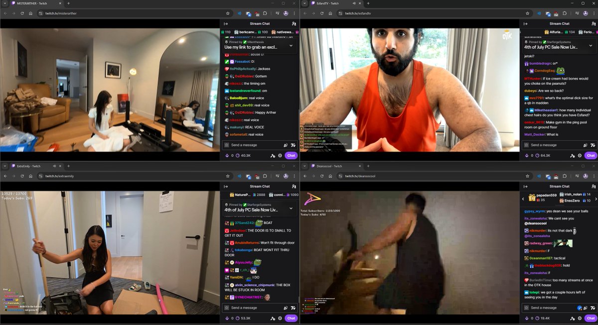 OTK content house working hard.