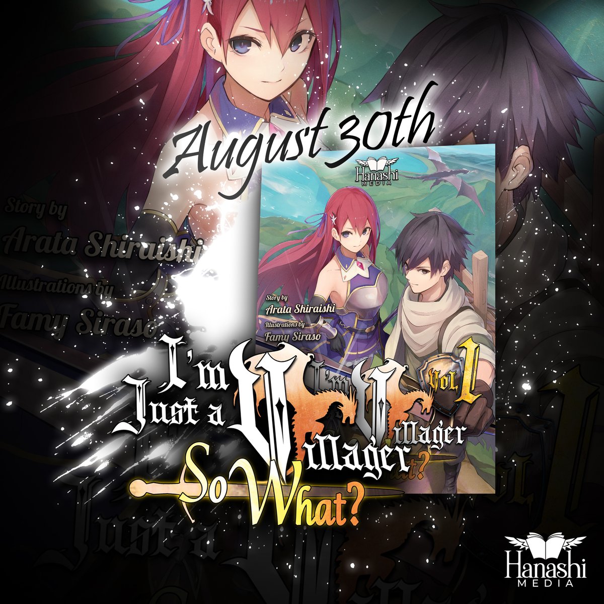 HanashiMedia's tweet image. 🔥 I’m Just a Villager, So What?
Vol. 1 – August 30
Betrayed. Gutted. Left to rot.
Ryuto Maclaine isn’t a hero.
He’s the glitch—and he’s here to delete everything.
No chosen one. No prophecy. No mercy.
Break the system. Save the Hero. Kill the past.
⚠️ No plot armor. No second…