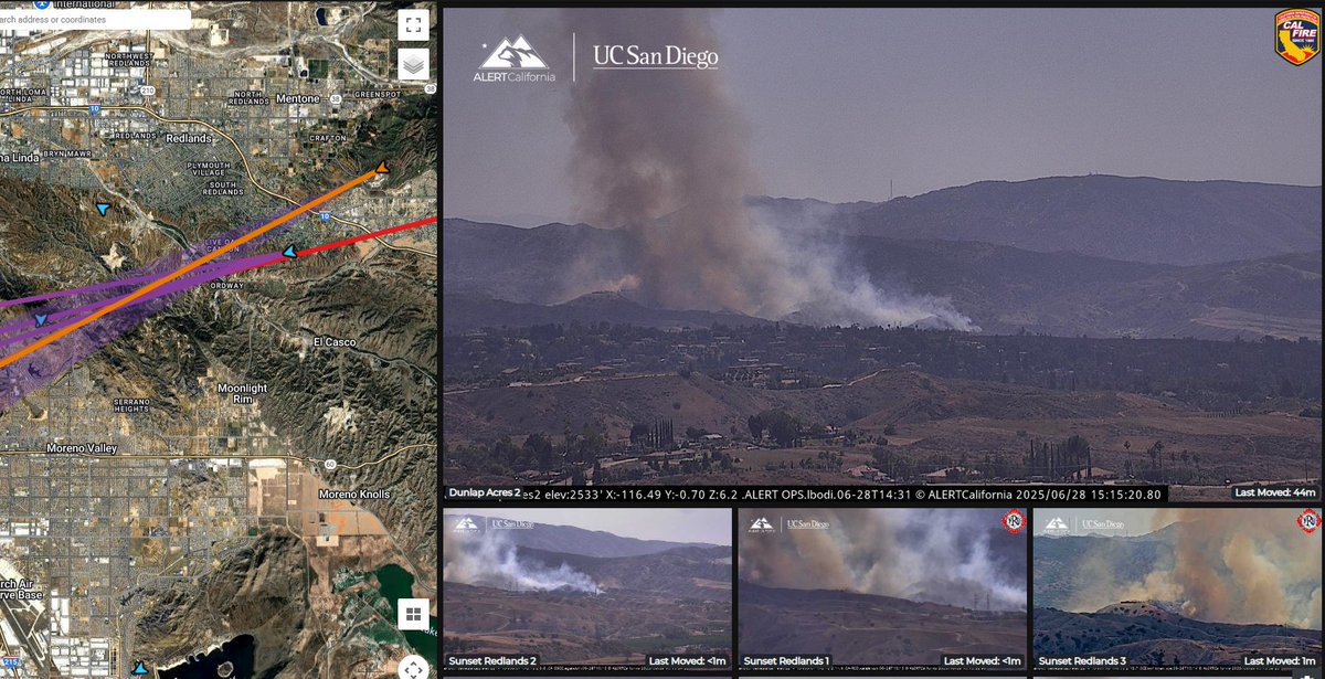 engineco16's tweet photo. #SmileyFire San Timoteo Cyn #Redlands It has to be 25-30 acres now. https://t.co/to0sPZ8Jqq