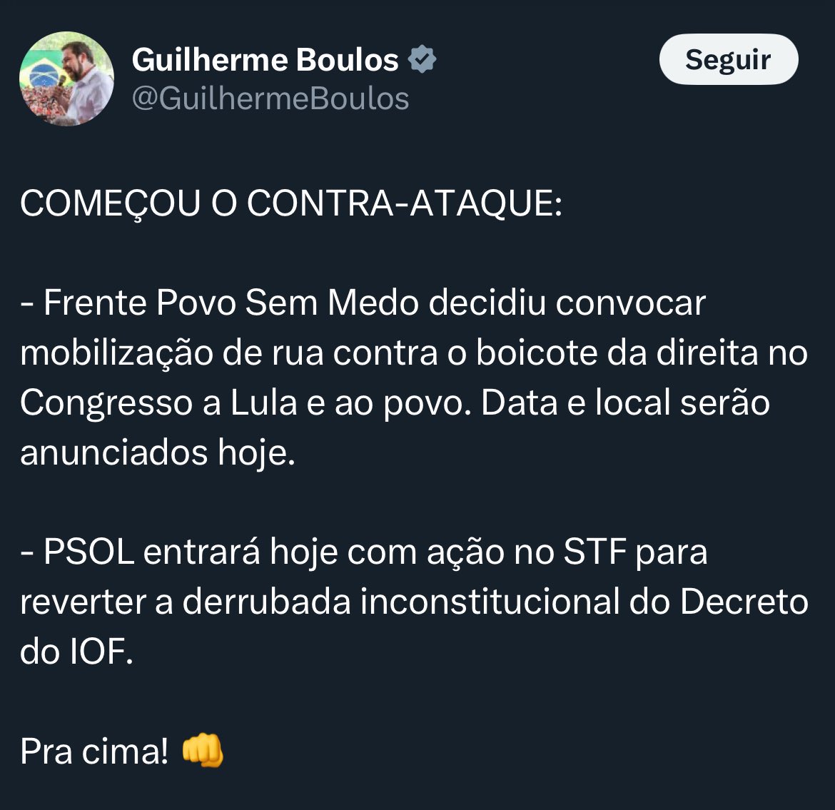 nonoinvestidor's tweet photo. Convocando a população pra ir pra rua protestar CONTRA o veto do aumento do IOF!!!!!! Kakakakakakkaakkaaka impossível o QI do brasileiro ser 83. https://t.co/FlHkKR0nn2