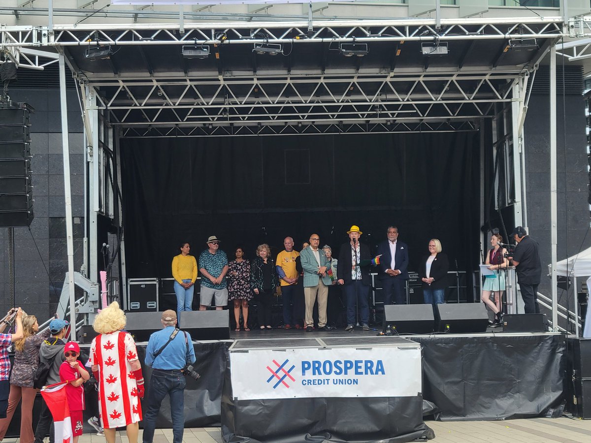 Had a great time at #SurreyPride today! I'm proud to stand with the community in celebration, solidarity, and love. Let's continue building a more inclusive Canada for everyone. 🏳️‍🌈🇨🇦