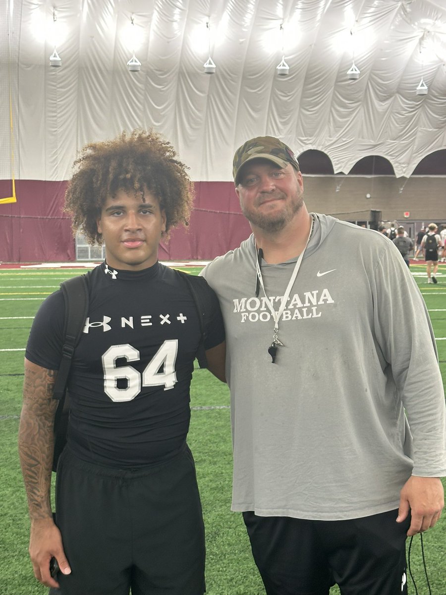 Big thanks to <a href="/GrizCoachGreen/">Justin Green</a> 
<a href="/coachcooperUM/">Roger Cooper</a>  for having me out to Missoula for camp this weekend. Had an amazing time. Excited to see what the future holds. #gogriz