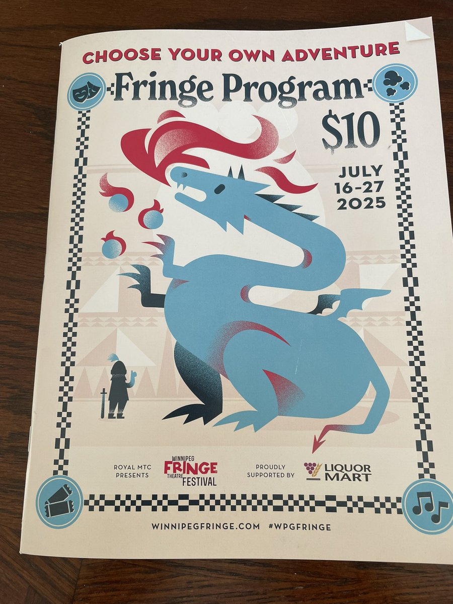 Making a list and checking it twice. 

It’s almost THE MOST WONDERFUL TIME OF THE YEAR. 

Count down to #WpgFringe and Choose Your Own Adventure