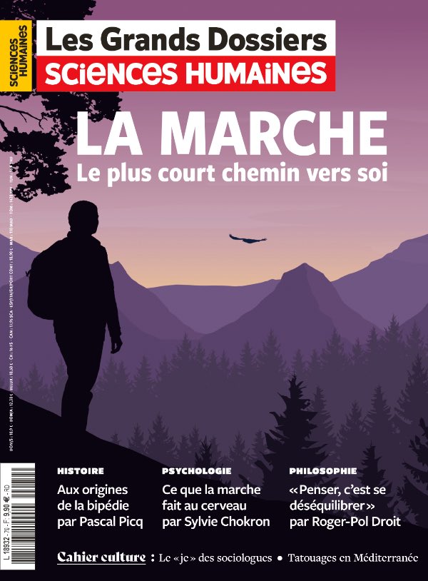JacquesBrouleau's tweet image. Ce numéro du magazine @Scienceshumaine : « LA MARCHE, LE PLUS COURT CHEMIN VERS SOI » est délicieux, une pépite à lire et à relire !
Sociologie, neurosciences, psychologie, politique, anthropologie, etc.