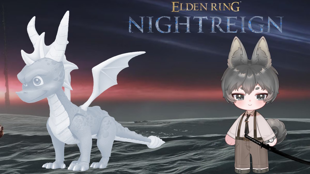 Booker_VT's tweet photo. Surely we're on WR pace 😊

Going to do some more runs on Nightreign w/ the lads @tychochironvt &amp; @RegisRexVT ! Stream time starts ~6:40 EST

Catch me live at https://t.co/GLgb4188Gh!
#Vtuber #NIGHTREIGN #scienceteam https://t.co/2SRVG2LfFw
