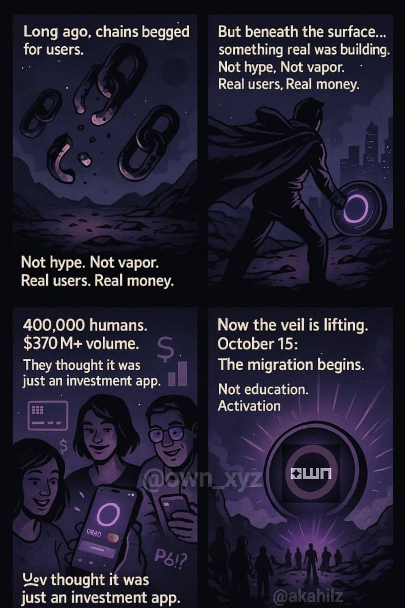Akahilz2's tweet photo. Own Your Origin Sage - The Truth 🌐

@own_xyz is bringing all of @fasset_official 400K KYC'd users &amp; $370m in monthly volumes onto #OwnChain at migration;

Invisible settlement layer - quietly processing every trade, &amp; transaction.

Built for #RWA's!

#OwnYourOrigin #Arbitrum 🧵 https://t.co/MSnwhGRZ9v