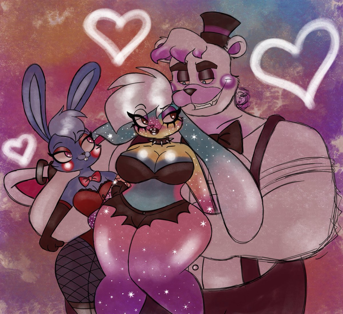 starrybirby's tweet image. FUNTIME FREDDY IS THE LOVE OF MY LIFE ❤️🔥❤️🔥❤️🔥
making a thread about my infos/refs of my sonas and my Funtime Fronnie family under this post