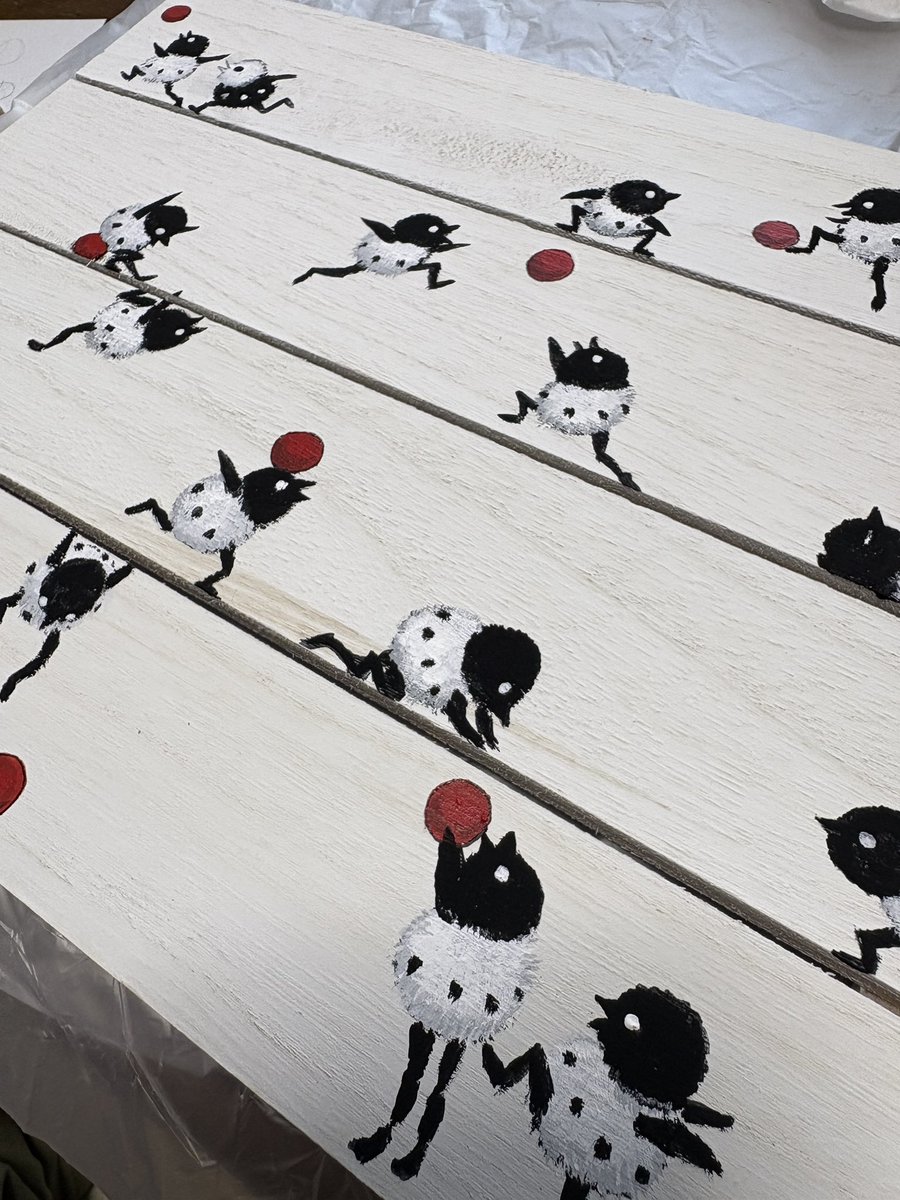 スノコにブドリ(°v°)ノ