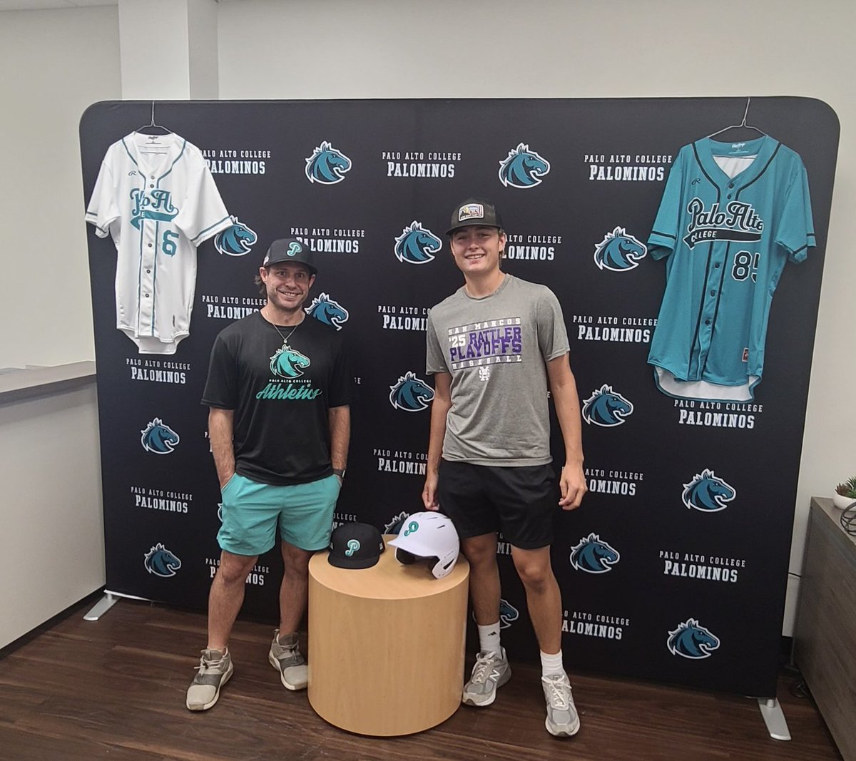 Cole Wiatrek (@cole_wiatrek) on Twitter photo Had a good time at Palo Alto Junior College, Thank you to Coach Brien and the rest of the staff for their hospitality!
<a href="/CoachJ_Gonzalez/">Jeremy Gonzalez</a>
<a href="/BryanWebb4/">Coach Bryan Webb</a>
<a href="/CoachSorgie/">Cam Sorgie</a>
<a href="/usgtexas/">USG Texas</a>
<a href="/SanMarcosHSBB/">SMHS Rattler-Baseball</a>
<a href="/PACPR/">Palo Alto College</a> Had a good time at Palo Alto Junior College, Thank you to Coach Brien and the rest of the staff for their hospitality!
<a href="/CoachJ_Gonzalez/">Jeremy Gonzalez</a>
<a href="/BryanWebb4/">Coach Bryan Webb</a>
<a href="/CoachSorgie/">Cam Sorgie</a>
<a href="/usgtexas/">USG Texas</a>
<a href="/SanMarcosHSBB/">SMHS Rattler-Baseball</a>
<a href="/PACPR/">Palo Alto College</a>