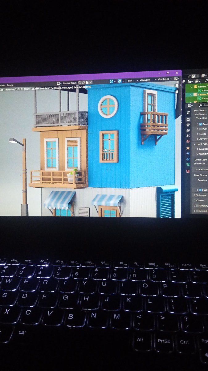 Teothecreator_'s tweet photo. Late night render vibes ✨
Sleep took a break, so I let the render bake 🔥
#Blender3D #3DModeling #LateNightVibes #StylizedRender #ArchViz #GetGeeked https://t.co/8qewQodmUO