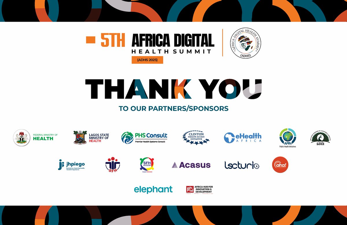 We express our profound and sincere gratitude to our partners, sponsors, and everyone who made #ADHS2025 a resounding success. We say a big THANK YOU to you all.
