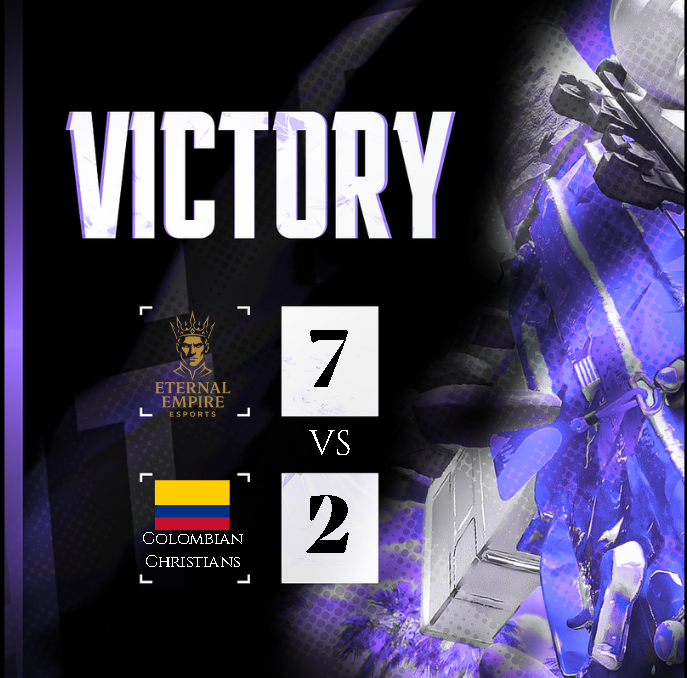 GGs to Colombian Christans 
 Next match VS. Kobe&amp;Co.