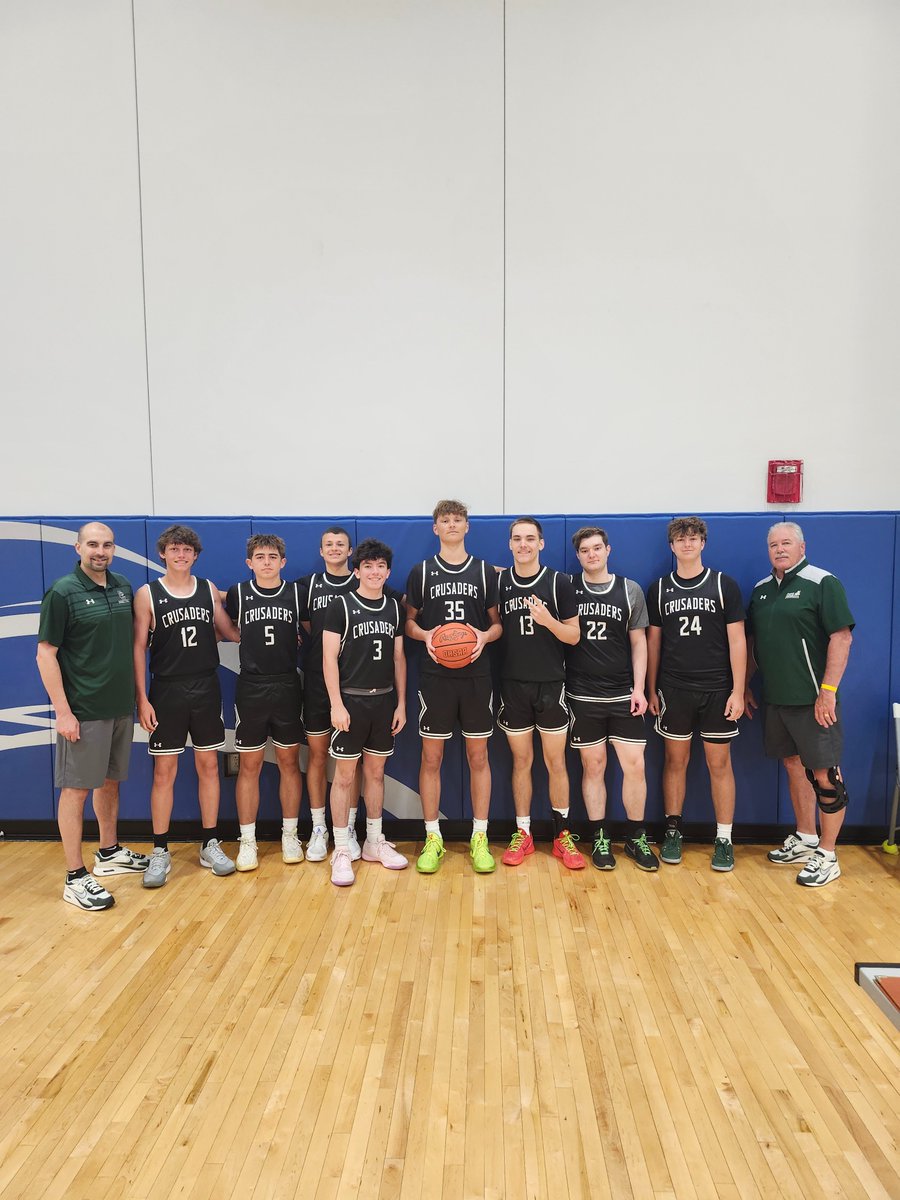 The Crusaders finished at 2-2 this weekend at the Midwest Live Showcase at Cedar Point. There was a lot of talented players and teams playing under 1 roof. Kudos to the OHSBCA for running a great event. Looking forward to an invite next year.