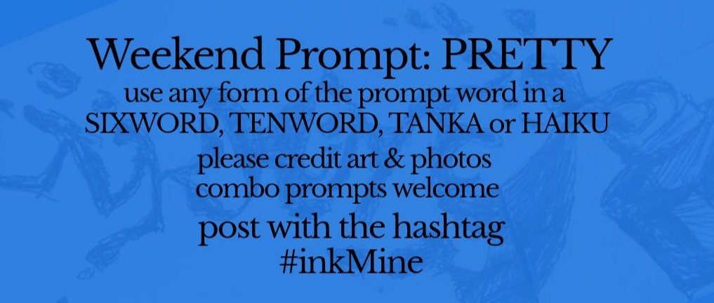 Tao Poetry (@taopoetry) on Twitter photo How pretty your mind
Stratospheric pleasantries 
In the game of life
#inkMine
#senryu How pretty your mind
Stratospheric pleasantries 
In the game of life
#inkMine
#senryu