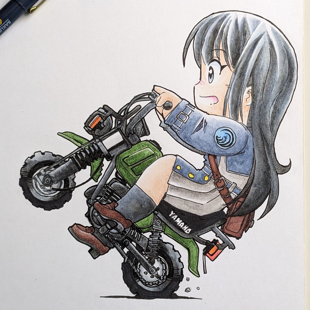 「おはようございます。 #お前ら自分の愛車の絵描いてみろ 現時点ではこんな感じ。」|Norioのイラスト