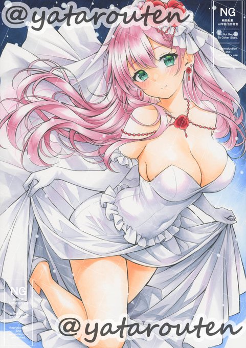 おはようございます☀もうすぐ6月終わるとか信じられない😂今年はウエディング描けて良かったな✨️7月8月は水着たくさん描きたいな😍 