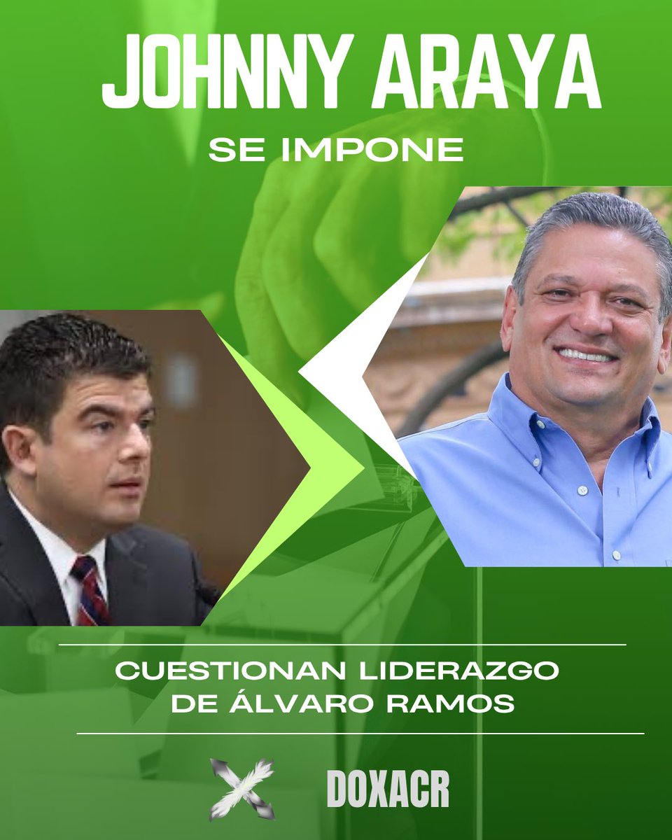 A pesar de expreso deseo de Álvaro Ramos de alejar a Johnny Araya de las estructuras de poder, hoy Johnny Araya se impuso en la elección del comité cantonal de San José, dejando en evidencia débil liderazgo de Ramos.