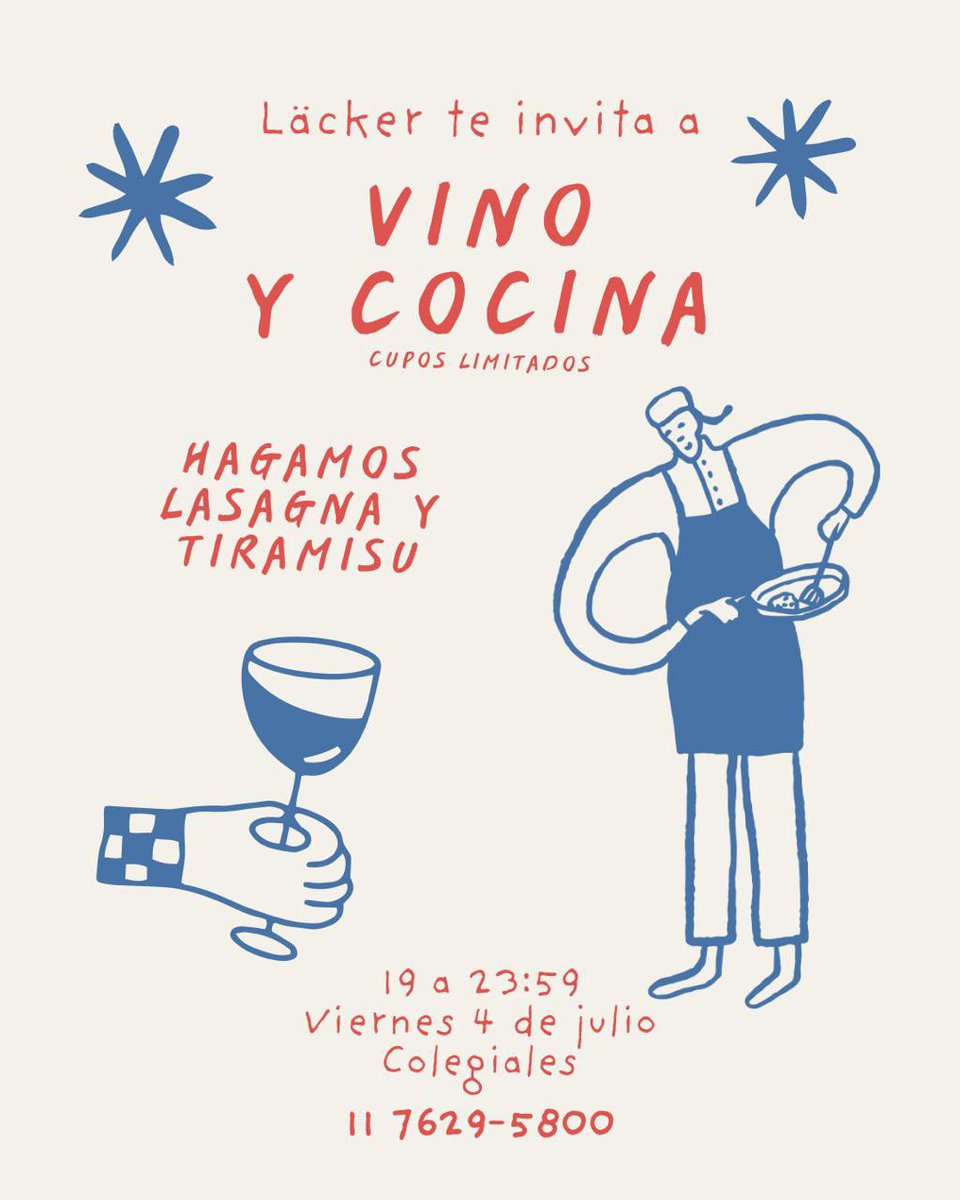 blackie_just's tweet photo. Queres aprender a cocinar además comer rico? Este viernes by @LackerDelicias. Por favor RT. https://t.co/mt9LLMZ7wB