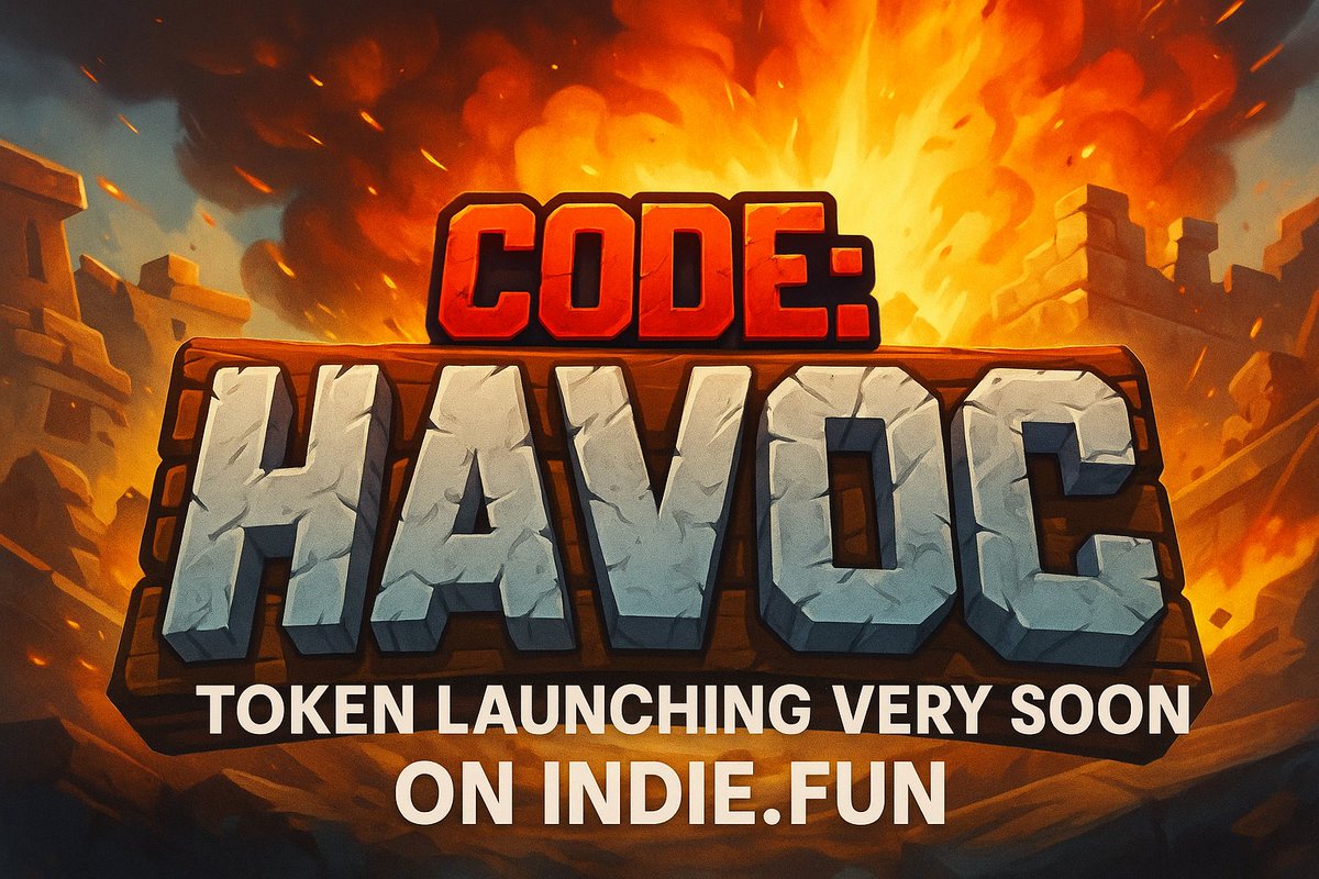You should go immediately to <a href="/indiedotfun/">Indie.fun</a> because <a href="/CodeHavoc/">CODE: Havoc</a> is about to launch its official token