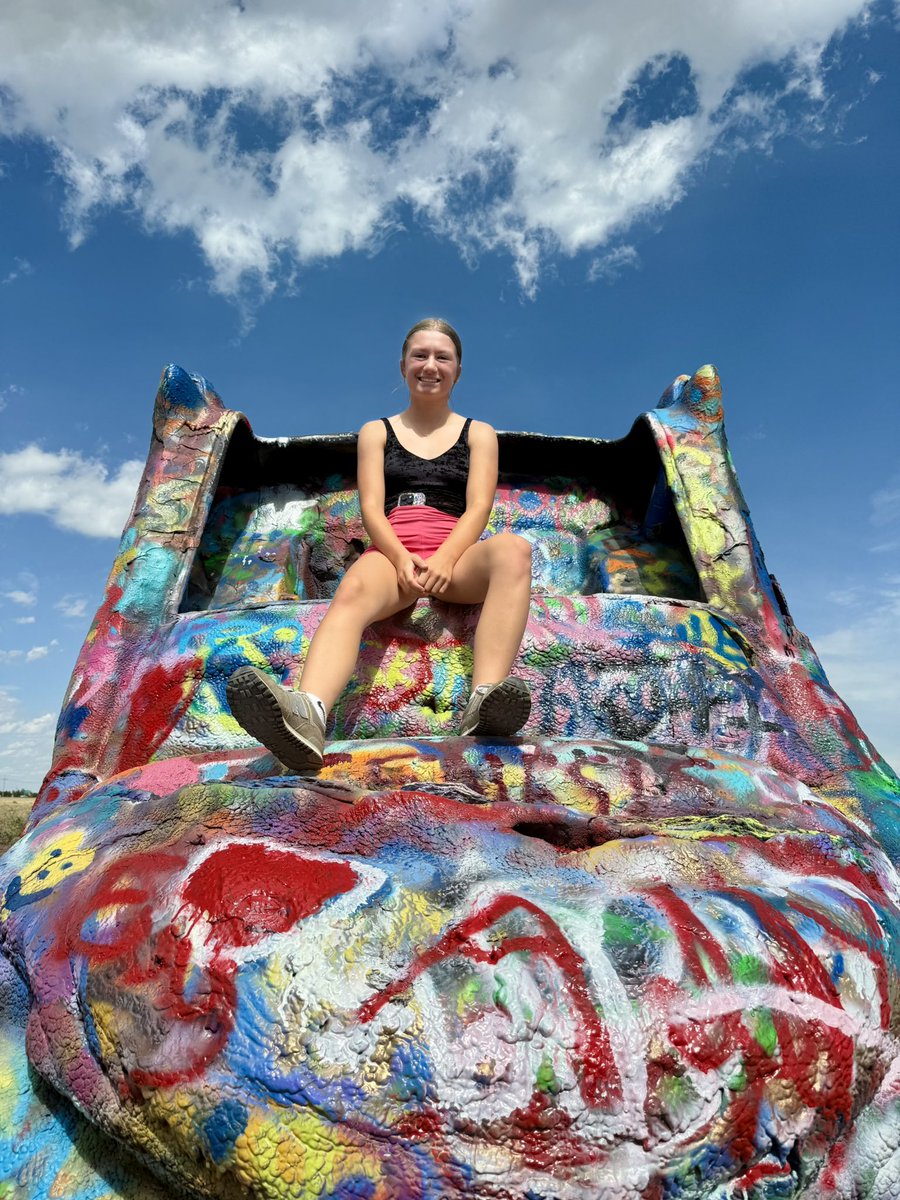 LCRaley2029's tweet image. Stopped by @OU_Softball stadium on the way to Texas. Also got to visit Cadillac Ranch during our stay in Amarillo. Next up Colorado!! Hoping to see @DeionSanders when we go to the stadium tomorrow!!