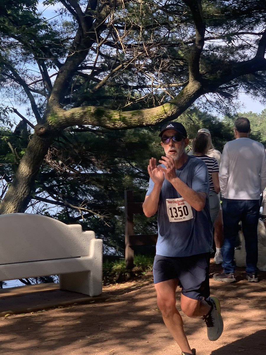 Having summer fun this morning running the Bear Cupboard Half Marathon in Minocqua, WI. Great local event on a scenic course and well organized race.