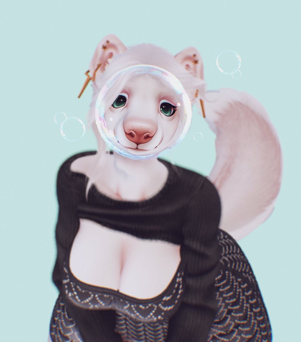 Bubbles. I got idea in my head, i make it.
#SecondLife #FurrySL #FurrySecondLife