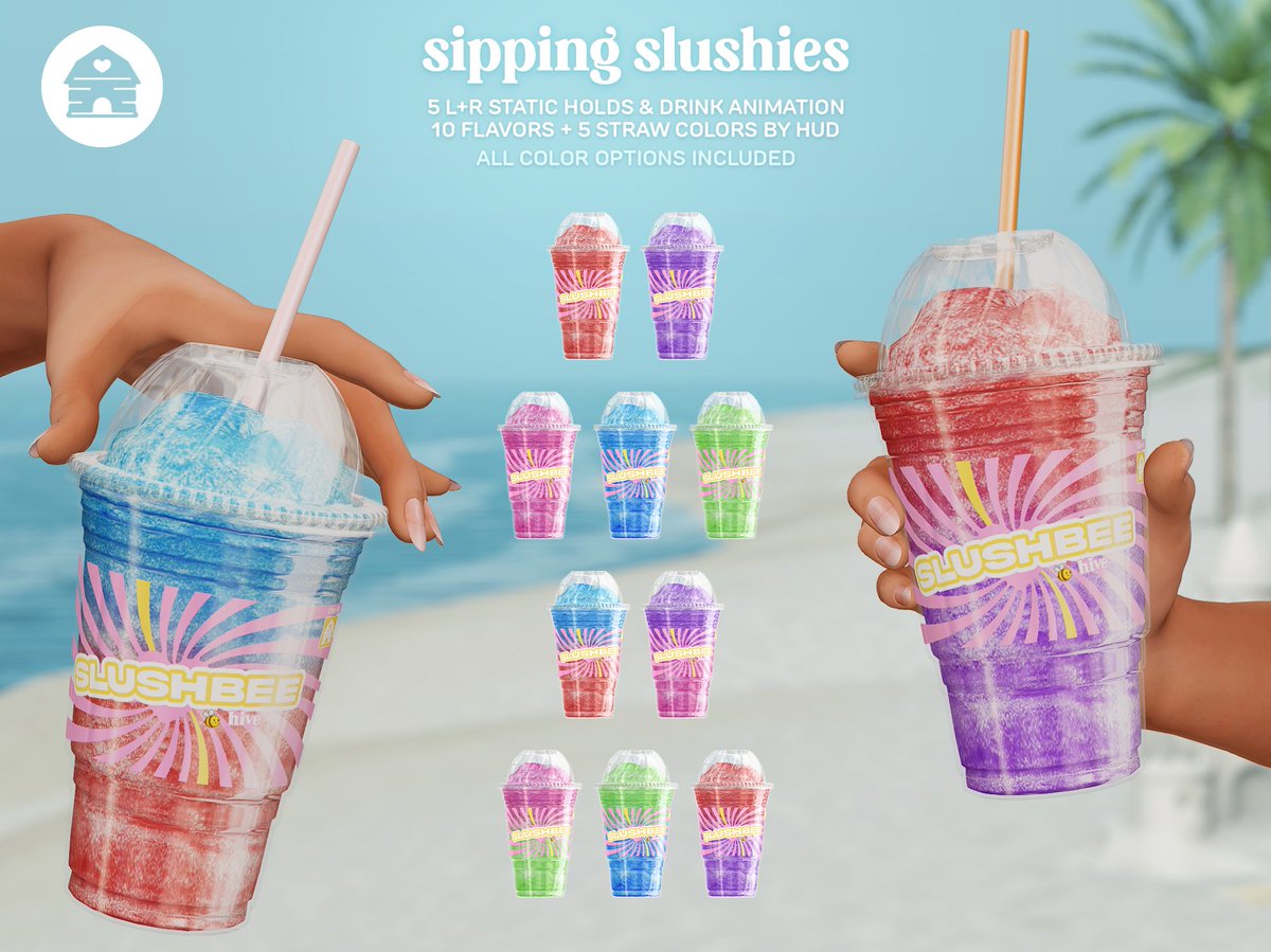 grab a "slushbee" to cool off, now at summerfest☀️
📷flic.kr/p/2rdBNTN
📍maps.secondlife.com/secondlife/Cat…
#SecondLife