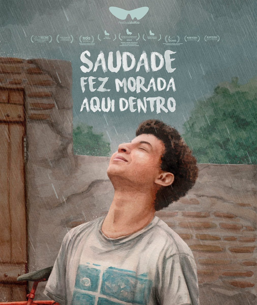 oxentepipoca's tweet photo. Procurando algo para assistir? Tente o filme baiano ‘Saudade Fez Morada Aqui Dentro’, de Haroldo Borges, que está disponível na Netflix. 🇧🇷

Sinopse oficial: Bruno é um menino de 15 anos que está perdendo a visão de forma irreversível. Ao mesmo tempo que lida com as primeiras questões da adolescência, o menino e seu entorno têm de aprender a lidar com a nova condição.