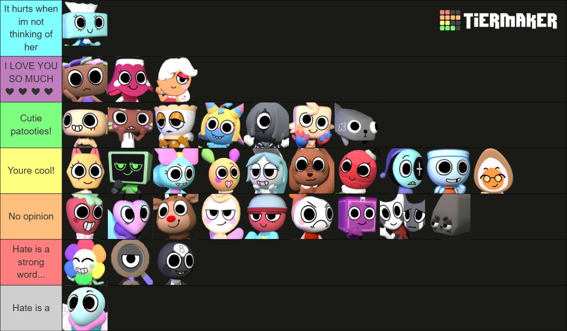 _natsalt's tweet image. Hi heres my current opinion on all the toons! Dont feel bad if your toon is lower on the list because im a stupid baby and my dumb opinion shouldnt affect you!