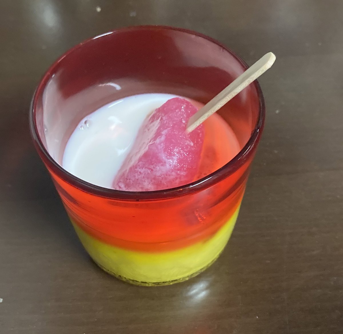 セイヒョーのもも太郎アイス
牛乳に割っても美味しいです