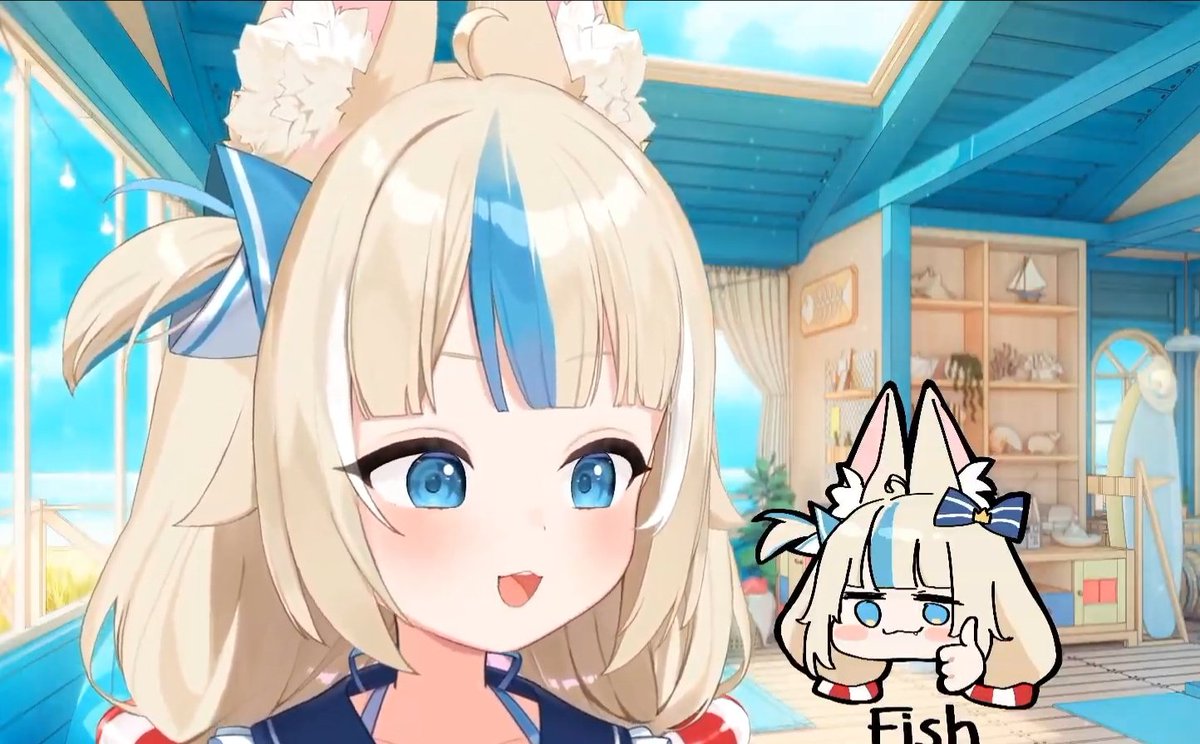 Fish is so adorable aaaa i love her design!!