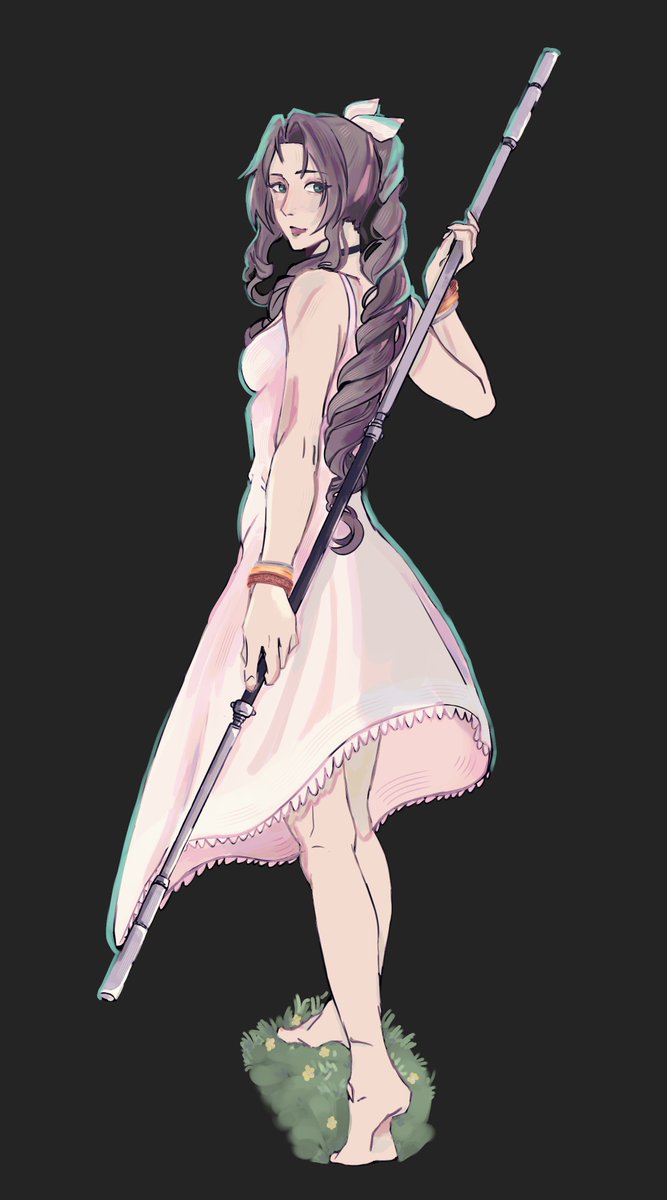 aerith, the last cetra of the planet
#FF7 #FF7R #Aerith #エアリス