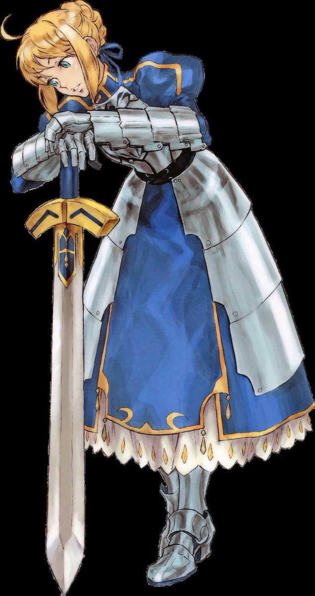 Saber from Fate/Stay Night drawn by Kinu Nishimura (Street Fighter, Zero Escape, Overman King Gainer…)