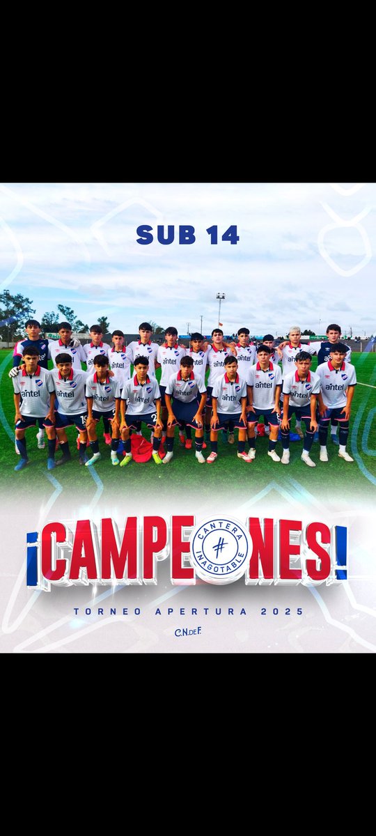 Grande Stefano, felicitaciones por tu primer campeonato con la del Bolso.

Siempre estaremos acompañándote 🩵⚽