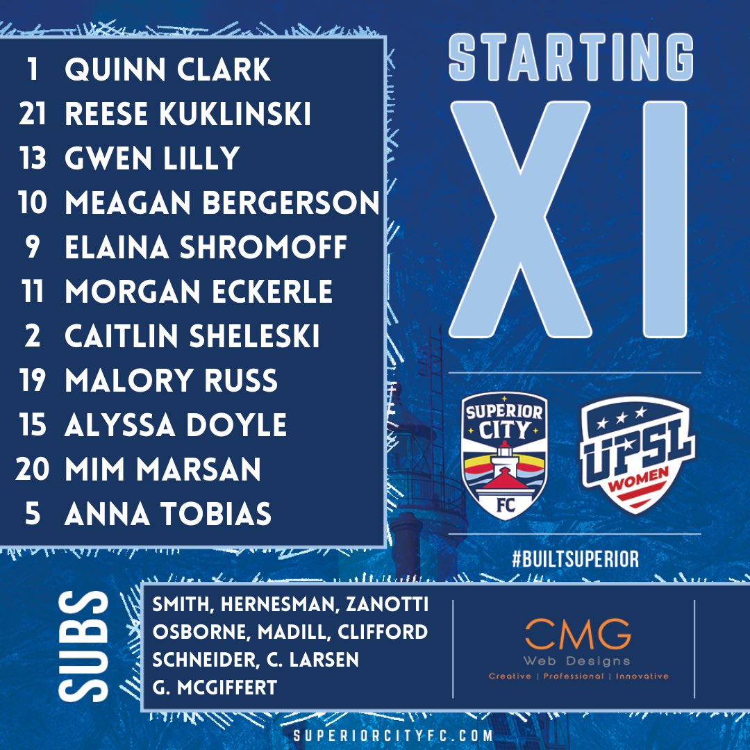 Hey <a href="/EqualTimeSoccer/">Equal Time Soccer</a>, how’s this look?

#UpTheBeacons #BuiltSuperior #UPSLsoccer