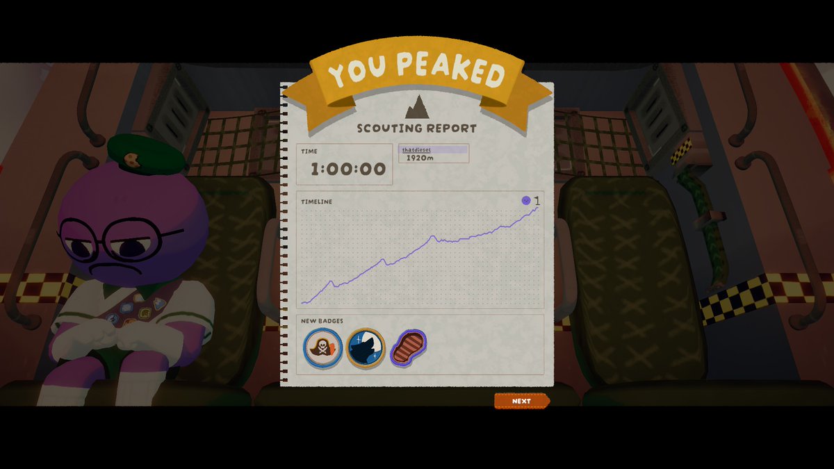 Hey <a href="/LandfallGames/">Landfall</a> , can I just...maybe get the Speed Climber Badge for this?  My heart hurts.