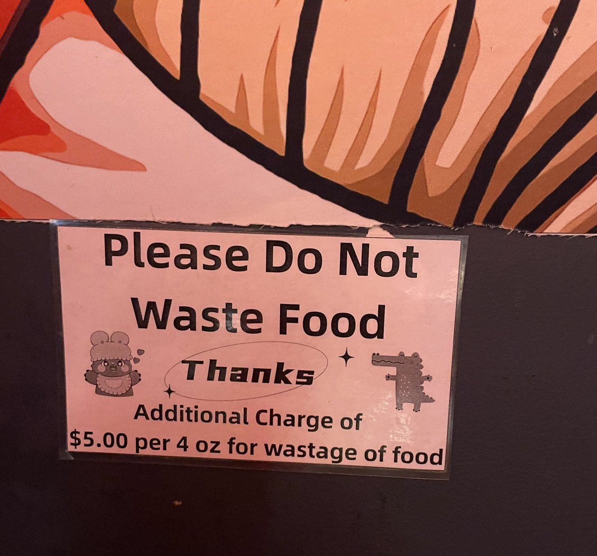 This $5 charge for wasted food worked so well on my family.