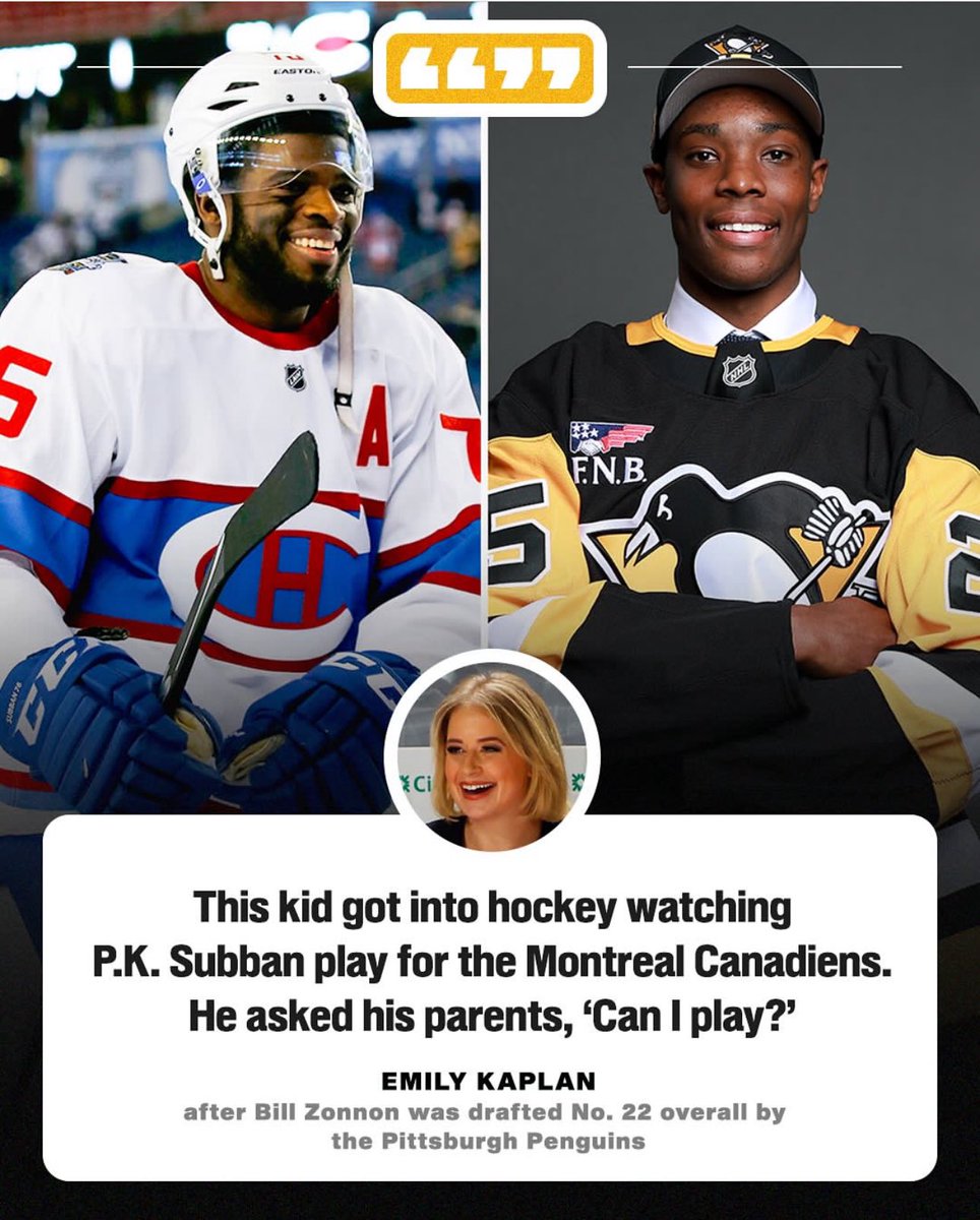 To be an example is a true honour for me in sports. These are the moments I will always hold dear to my heart. It matters! In some ways the feeling this gives me is like winning a cup… it’s bigger than that. The most exciting thing about the draft for me this year, are all the