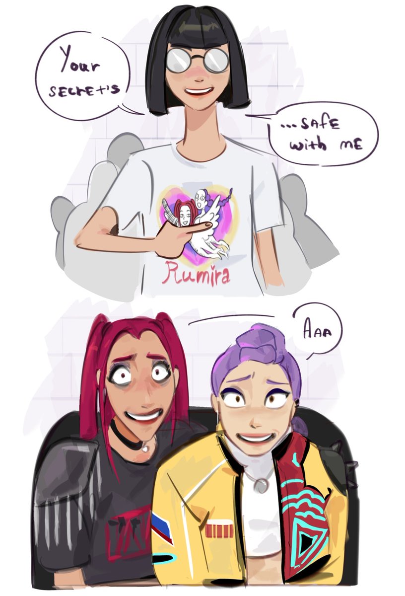 mnimi_x's tweet image. feel free to do it #kpopdemonhunters #rumira