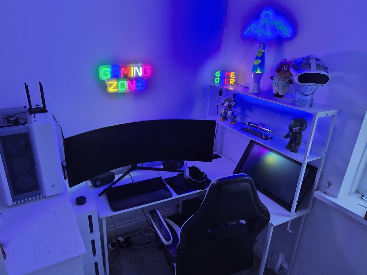 New gaming/animation  setup is coming along well