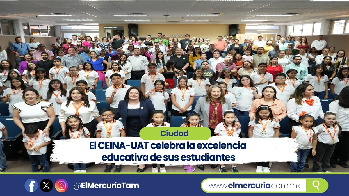 elmercuriotam's tweet image. #Ciudad De manera especial, 24 estudiantes fueron distinguidos con reconocimientos de excelencia por alcanzar un promedio final de 10

👉tinyurl.com/5d23ks8h

#CEINA #estudiantes #UAT #CdVictoria #Tamaulipas