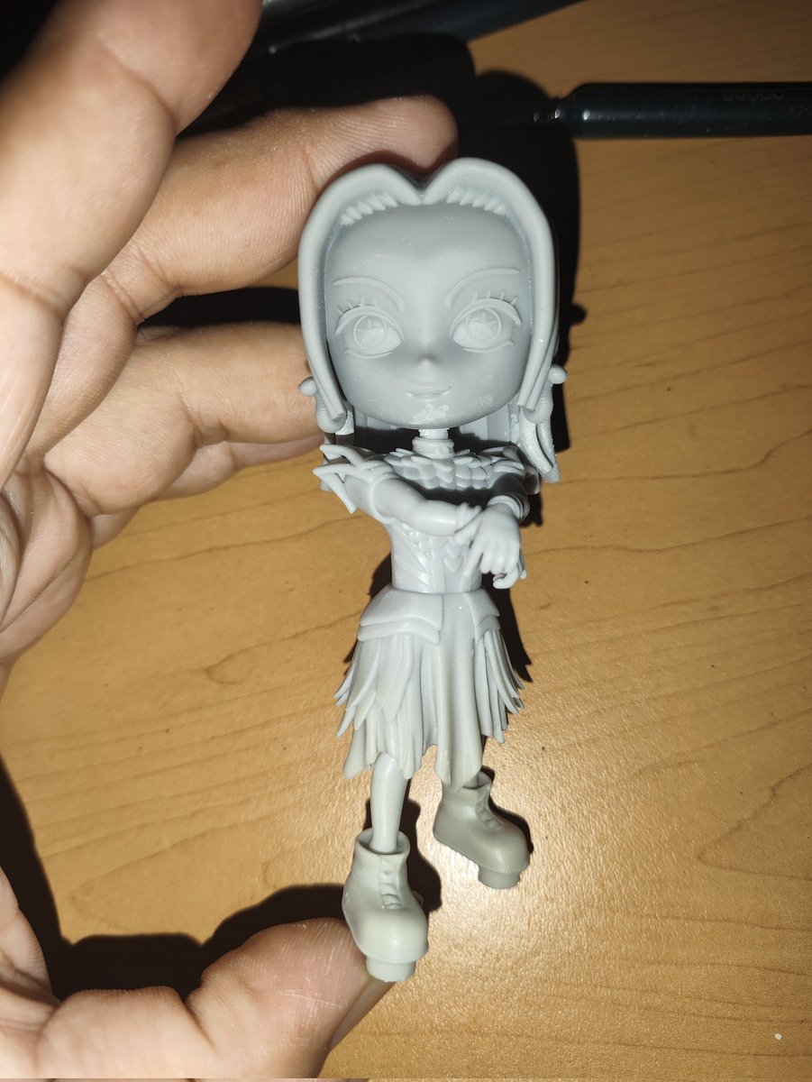 ak4gami00's tweet photo. Testing a small head on the regular body, what do you think?? 

#babymetal_fanart #BABYMETAL #Funko #funkocustom #custompop #Chibi https://t.co/ywHO9QMsVR